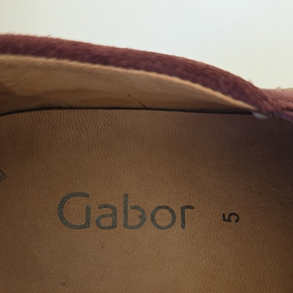 Gabor Maroon Suede Sneakers. Size UK 5; US 7 - Picture 2 of 11